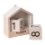 Import Amazon Top Seller House Shape Perpetual Calendar Wood Desk Wooden Block Home Office Art Craft Decoration from China