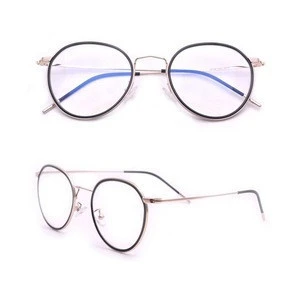Anti blue light computer glasses men women metal eyewear eyeglass frame hight quality