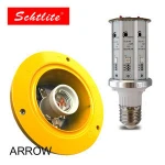 ARROW DC12V 24V 48V IP67 red flash led aviation obstruction light