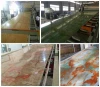 artificial marble plastic decor board sheet making machine