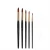 Import Artist&#x27;s Brush Set Painting Supplies 5pcs/Set of Nylon Hair Oil Brush Set from China
