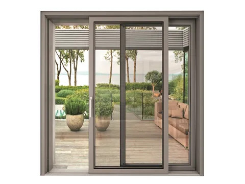 Buy As2047 Thermal Break Lift Slide Doors Fire Rated Double Patio Doors ...