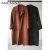 Import ASM ANNA 2019 New Winter Handmade Overcoat Ladies Belt Lapel Woolen Coat Double-sided Women Parka Coat from China