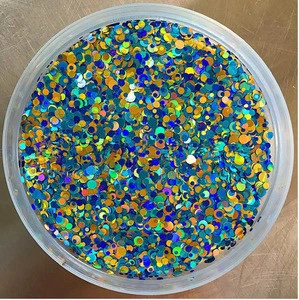 Aurora Glitter Mermaid Sequins Wholesale Packing 25kg Acrylic Powder powder without odor