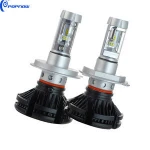 Auto lighting system DIY H4 H7 50W 6000LM led headlamp auto X3 LED car headlight
