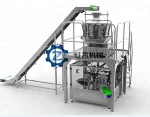 Automatic Doy bag Zipper pouch bag packing machine for Medium Nuts Bolts Washer Autoparts plumbing parts