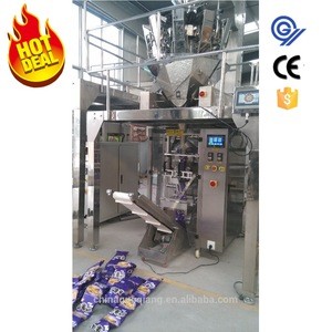 automatic small potato chips nuts snack food packing machine