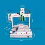 Automatic Three Axis Machine Hot Melt Adhesive Heating Device 30ml Heating Precise Temperature Controller Dispensing Machine