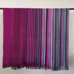 Autumn And Winter Fashion New Styles Pashmina Shawl 100% Acrylic Yarn Dyed Raschel  Plaid Scarf