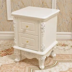 B1603 bedroom mirrored furntiure popular modern mirrored bedside cabinet hospital bedside table bedroom furniture luxury