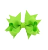 Baby girl Solid Color Ribbon hair bow hairgrip
