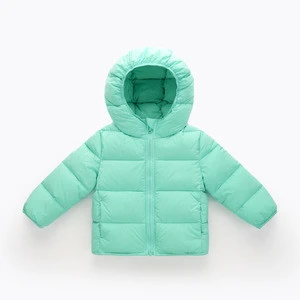 Baby Jackets Coat Boys & Girls Autumn Winter Thick Warm Down Jackets Hooded Coat Kids Winter Jacket