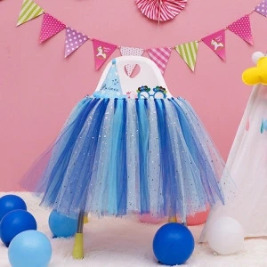 Baby party birthday decorations tutu table skirt children&#39;s party tulle table skirt