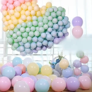 Baby Shower Birthday Wedding Party Decoration Multi-Color Macaron Latex Balloon Wholesale