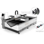 Ball screw or gear rack fiber laser cutting machine for meatl/ fiber laser cutting machine