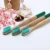 Import Bamboo Toothbrush Solid Color Round Handle Iridescence Bristles Adult Toothbrushes Eco Friendly Vegan Products Oral Hygiene from India