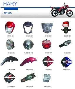 Best quality CB125 motorcycle body kits