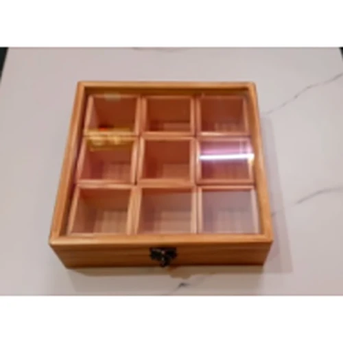 Best Quality Square Wooden Box For Home Decoration And Organization  By UF International