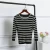 Import Best Selling Woman Black Striped Pullover Lady Sweater Spring &amp summer stripe breathable 2015 & from China