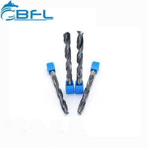 BFL Solid Carbide CNC Drill Bit Coolant Hole , Coolant Drill Bit For CNC Metal Drilling