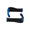 Bicycle Grip Handlebar Cover Rubber and Aluminum Alloy Manopla Bike Handle Grip bar end for Bicycle Parts