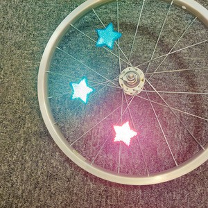 bicycle reflector spoke reflector clip spoke reflectors star for kids bicycle