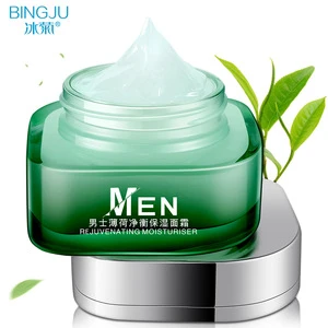 BINGJU Natural Organic Skin Care Men Face Cream Anti Wrinkle Anti Aging Moisturizing Firming Rejuvenating Face Cream