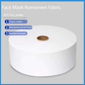 Biodegradable pla bfe95 meltblown nonwoven bfe99 pp non woven fabric for facemask