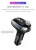 Import Black 10m effect 2 USB car fm transmitter mp3 player with blue toother MP3 player from China