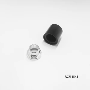 Black color aluminum perfume cap and collar magnetic perfume caps  RCJ11543