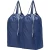 Import black color polyester laundry bag storage drawstring bag for daily use from China