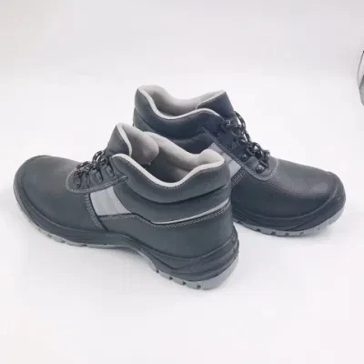 Black Leather Safety Shoes Working Shoe Work Shoes in Guangzhou