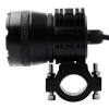 Black Waterproof 90W  Fog Light Spotlight Hunting Headlight Wire Switch Motorcycle Lighting System