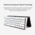 Import Black/white 61 key wired/wireless multi-device yellow LED backlit game office mechanical keyboard from China