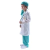 Blue Uniform Doctor Stethoscope White coat Outfits Party Cosplay Costume Baby Doctor Role Play Costume For Kids Boy