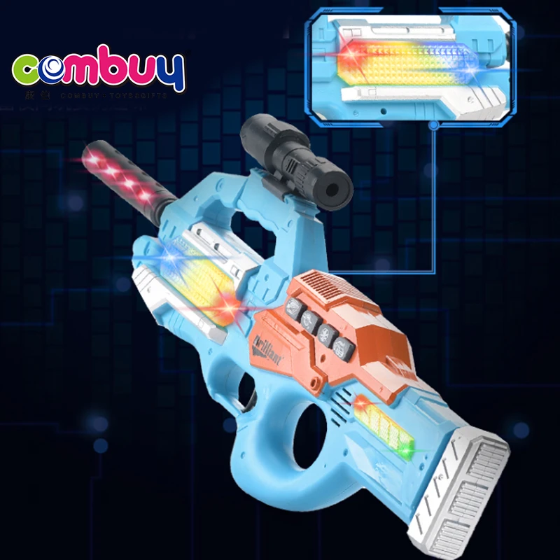 Boys play battery operated light sound infrared toy gun electric