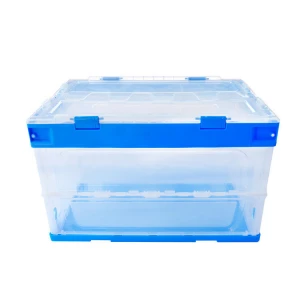 Brand New  Price Vegetable Solid Plastic Slot Storage Foldable Moving Crates Boxes