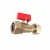Import Brass Water Meter Ball Valve with Swivel Nut and Pex Tube Connection from China