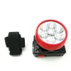 Built-in lead-acid battery ultra bright long shot headlight household outdoor multi-lamp bead headlamp