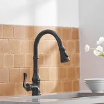 BWE UPC CUPC Pulldown Spring Faucet For Kitchen Sink Brass Kitchen Mixer Sink Pull Out Stainless Steel Antique Kitchen Faucet