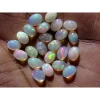 Calibrated Small Size Natural Oval Shape Smooth Ethiopian Opal cabochon loose gemstone