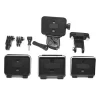 Camera Accessories Hunting Shooting Fishing Sportman Mount Set with 4 Back Doors for Go Pro Heros 6/5/4/3+/3/2/1