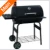 Import Camping Cast Iron Barrel Portable Trolley Charcoal BBQ Grill Smoker With Trolley Cart from China