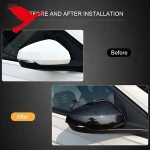 Car Accessories Exterior Rear View Mirror Cover Decoration Trim ABS 2PCS For VW Polo MK6-2020