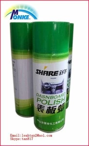 car dashboard polish with 400ml can from zhongshan