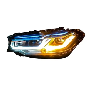 Car Head Lamp Turning  Signal High Low Beam Plug And Play Accessories For BMX 5Series G30 G38 M5 Style Laser Taillight Assembly