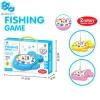 Cartoon happy high quality plastic children fishing game toys for kids