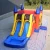 Import castle inflatable bouncer with double lane slide/ bounce house combo with detachable pool from China
