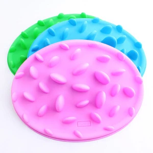 cat and dog anti-chocking bowl silicone material slow feeder pet bowl