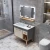 Import Chaozhou bathroom vanity import vanity bathroom spain custom cabinet bathroom furniture from China